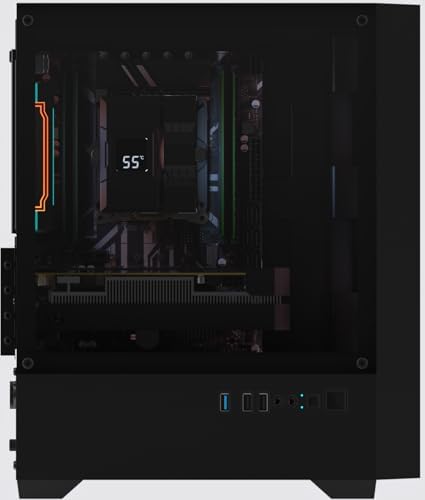 OKAMUS Gaming PC, i7 CPU Up to 4.0GHz, RX 590 2304 SP 8GB DDR5 Graphics Card, 512 GB M.2, 16 GB RAM Pre-Built Computer, ARGB Fans x 4, Win 11 Home,WiFi 6 + BT 5.3, 550W PSU (RX 590+512GB+16GB) : Electronics - Image 6