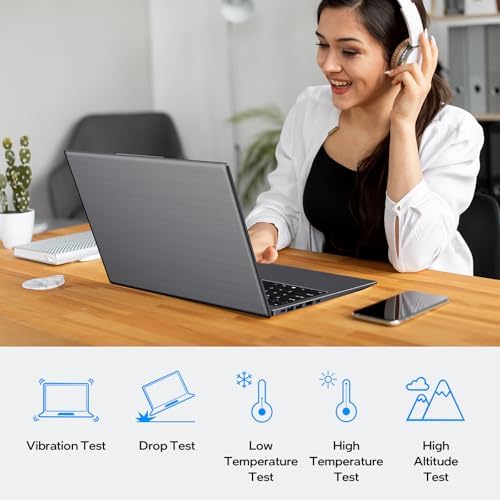 UOWAMOU 15.6-inch, 16GB RAM, 512GB SSD, FHD IPS Display Laptop Computer, N5095 Quad Core, 2.4/5G WiFi, BT4.2 Backlit and Fingerprint, Lightweight and Portable : Electronics - Image 7