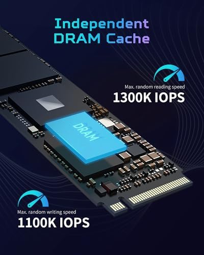 Predator M.2 SSD 2TB GM7000 with DRAM cache NVMe 1.4 2280 PCIe Gen4×4 Ultra high speed (maximum read: 7400MB/s, max write: 6700MB/s) 3D NAND TLC Internal SSD Compatible with PS5 Pro - BL.9BWWR.106 : Electronics - Image 4