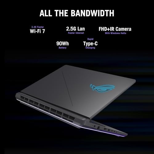 ASUS ROG Strix G16 (2025) Gaming Laptop, 16” FHD+ 16:10 165Hz/3ms Display, NVIDIA® GeForce RTX™ 5060 Laptop GPU, Intel® Core™ i7 Processor 14650HX, 16GB DDR5, 1TB Gen 4 SSD, Wi-Fi 7, Windows 11 Home : Electronics - Image 10
