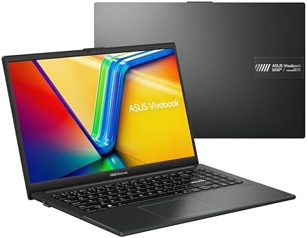 ASUS Vivobook Go 15.6” FHD Slim Laptop, AMD Ryzen 3 7320U Quad Core Processor, 8GB DDR5 RAM, 256GB SSD, Windows 11 Home, Fast Charging, Webcam Shield, Military Grade Durability, Black, E1504FA-AB34 : Electronics - Image 2
