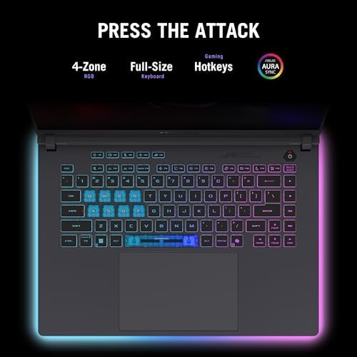 ASUS ROG Strix G16 (2025) Gaming Laptop, 16” FHD+ 16:10 165Hz/3ms Display, NVIDIA® GeForce RTX™ 5060 Laptop GPU, Intel® Core™ i7 Processor 14650HX, 16GB DDR5, 1TB Gen 4 SSD, Wi-Fi 7, Windows 11 Home : Electronics - Image 9