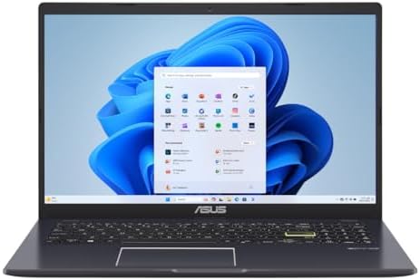 ASUS 15.6” Vivobook Go Slim Laptop, Thin & Portable for Student Study, Intel Dual Core N4500, 4GB RAM, 128GB SSD, Windows 11, Star Black, L510KA-ES04 : Electronics