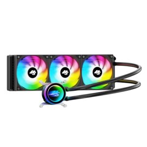 Minorsonic AIO CPU Cooler, 360mm AIO with High-Speed Ceramic Bearing Pump, 3X PWM ARGB Fans, 3-Phase Motor for Better Cooling Performance, Heat Transfer, Low Noise, Intel LGA 1851/1700, AMD AM5/AM4 : Electronics