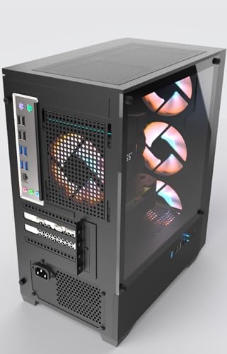 OKAMUS Gaming PC, i7 CPU Up to 4.0GHz, RX 590 2304 SP 8GB DDR5 Graphics Card, 512 GB M.2, 16 GB RAM Pre-Built Computer, ARGB Fans x 4, Win 11 Home,WiFi 6 + BT 5.3, 550W PSU (RX 590+512GB+16GB) : Electronics - Image 8