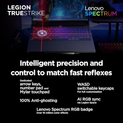 Lenovo Legion Pro 7i – Gaming Laptop - Intel® Core™ Ultra 9 275HX – 16" 2.5K WQXGA OLED Display – 240Hz Refresh Rate – GeForce RTX™ 5070 Ti GPU – 32 GB Memory – 1 TB Storage – 3-Month PC GamePass : Electronics - Image 12