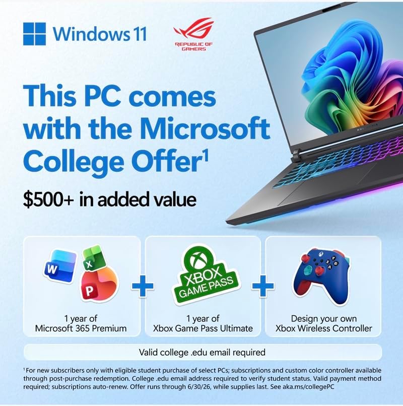 ASUS ROG Strix G16 (2025) Gaming Laptop, 16” FHD+ 16:10 165Hz/3ms Display, NVIDIA® GeForce RTX™ 5060 Laptop GPU, Intel® Core™ i7 Processor 14650HX, 16GB DDR5, 1TB Gen 4 SSD, Wi-Fi 7, Windows 11 Home : Electronics - Image 2